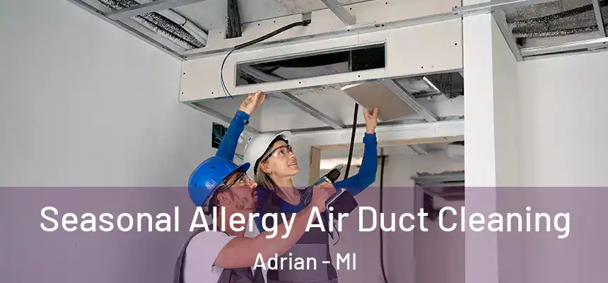 Seasonal Allergy Air Duct Cleaning Adrian - MI